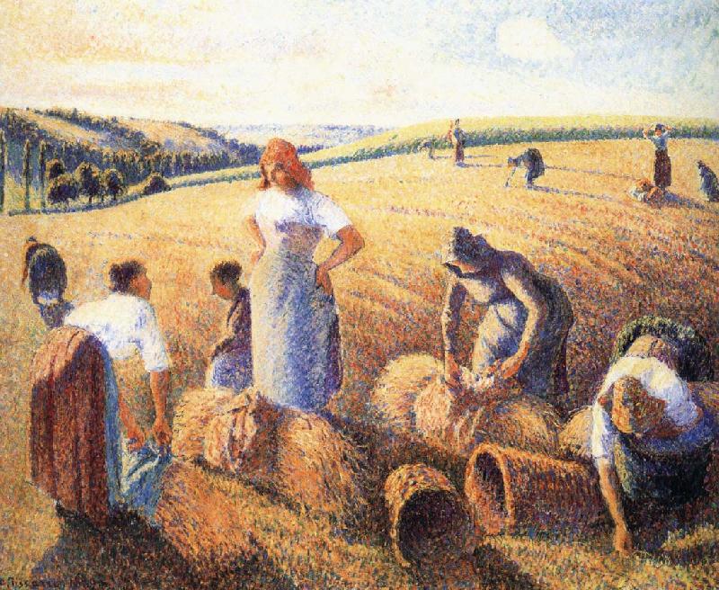 Camille Pissarro Harvest Sweden oil painting art